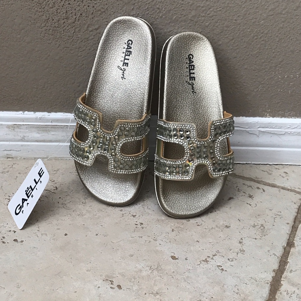 Girls jeweled sandals